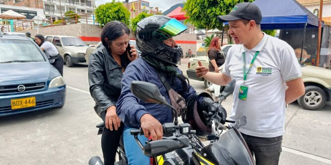 Jornada de sensibilización vial en Tangua, Nariño