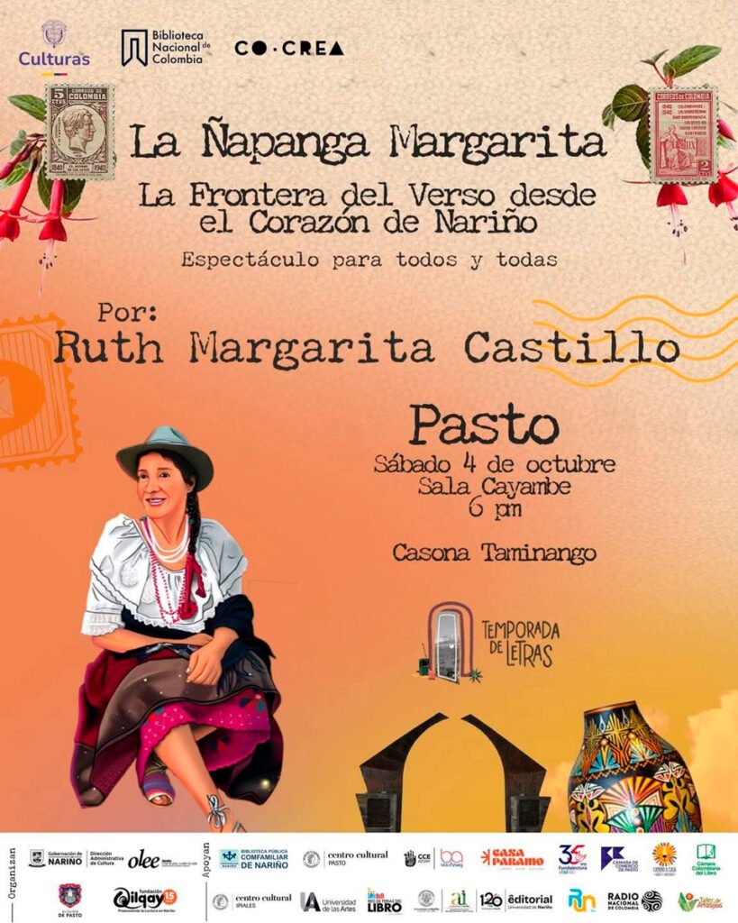 La Ñapanga Margarita en la Temporada de Letras de Pasto