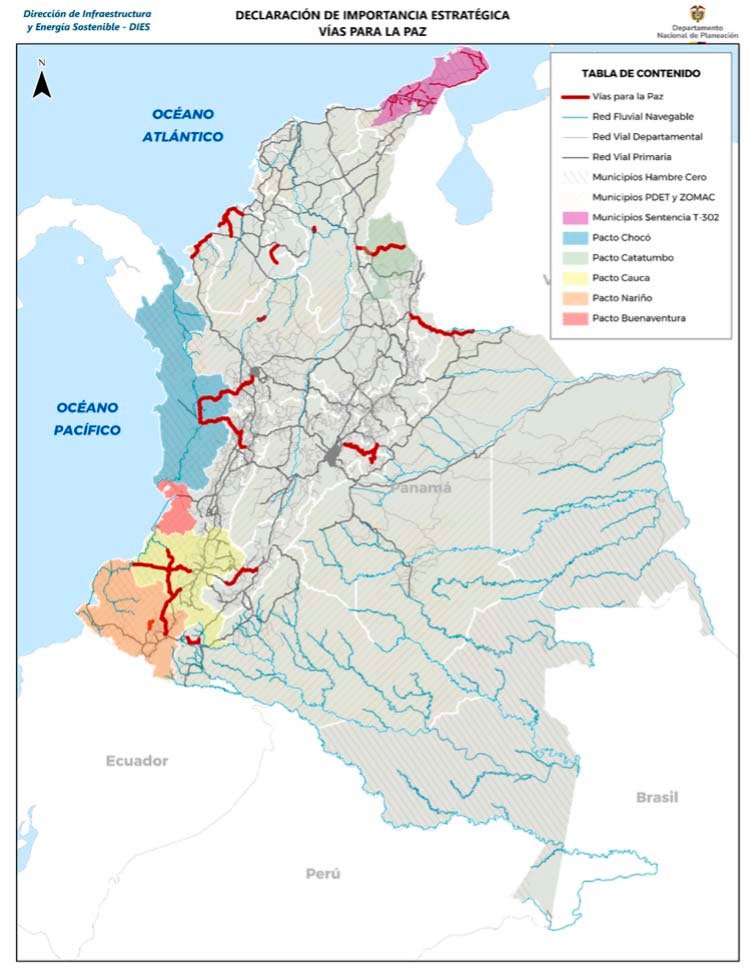 Proyectos viales en Colombia