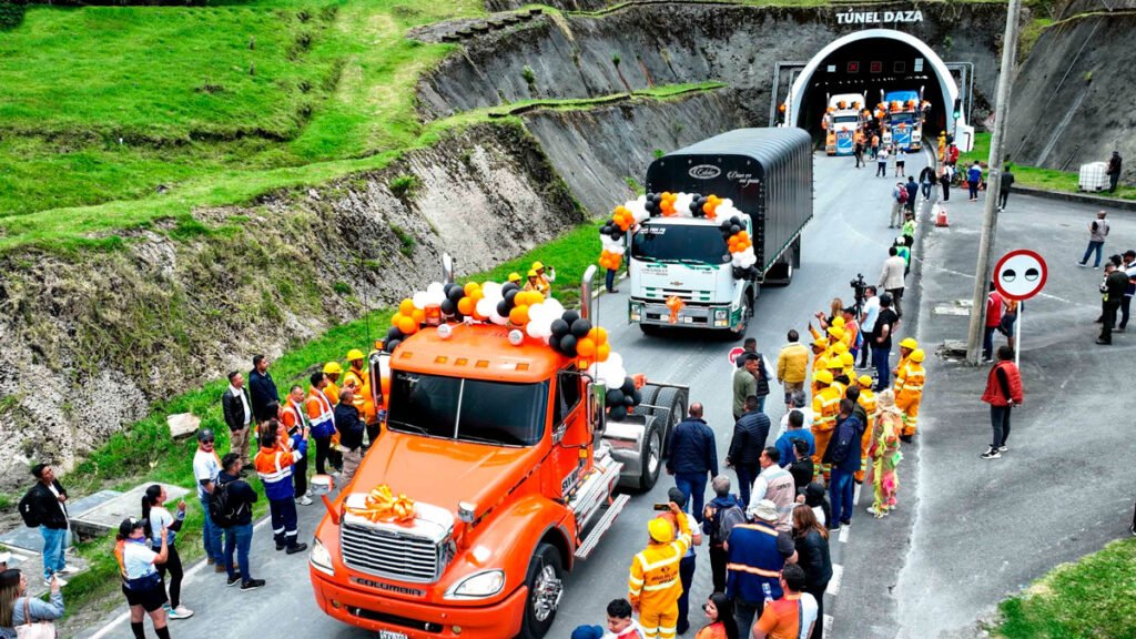 Reapertura del Túnel de Daza, en Pasto