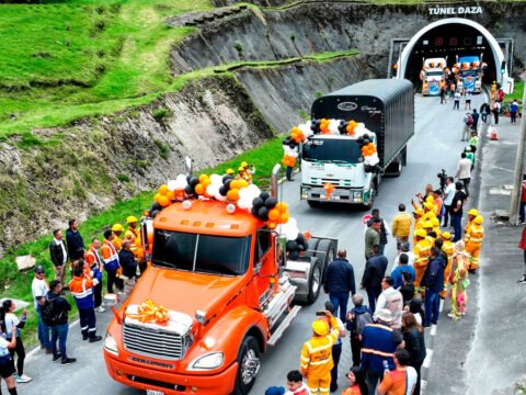 Reapertura del Túnel de Daza, en Pasto