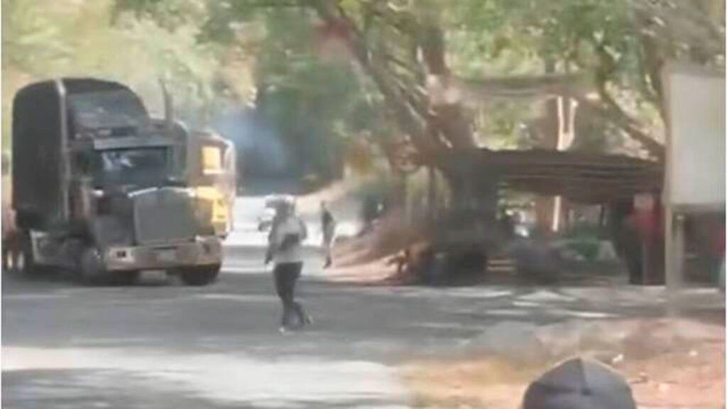 Retén ilegal en el Patía, Cauca