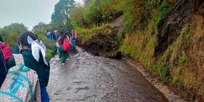 Afectaciones por lluvias en Nariño