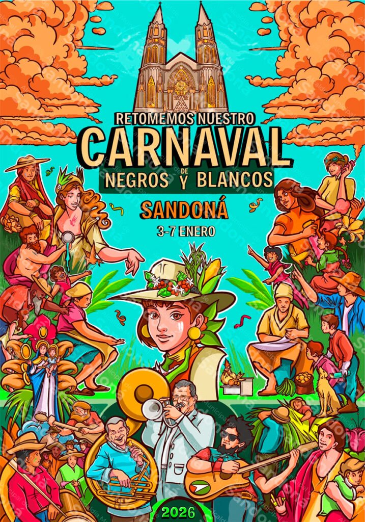 Afiche del carnaval sandoneño