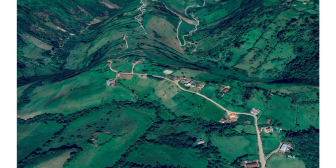 Carretera de acceso a la vereda Alto Ingenio