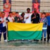 Luchadores de Nariño en los Juegos Intercolegiados