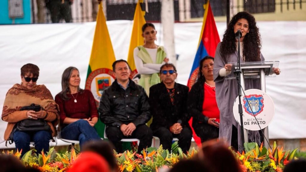 Ministra de cultura en Pasto