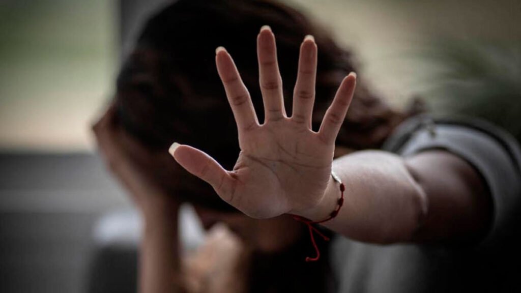 Mujer víctima de trata de personas