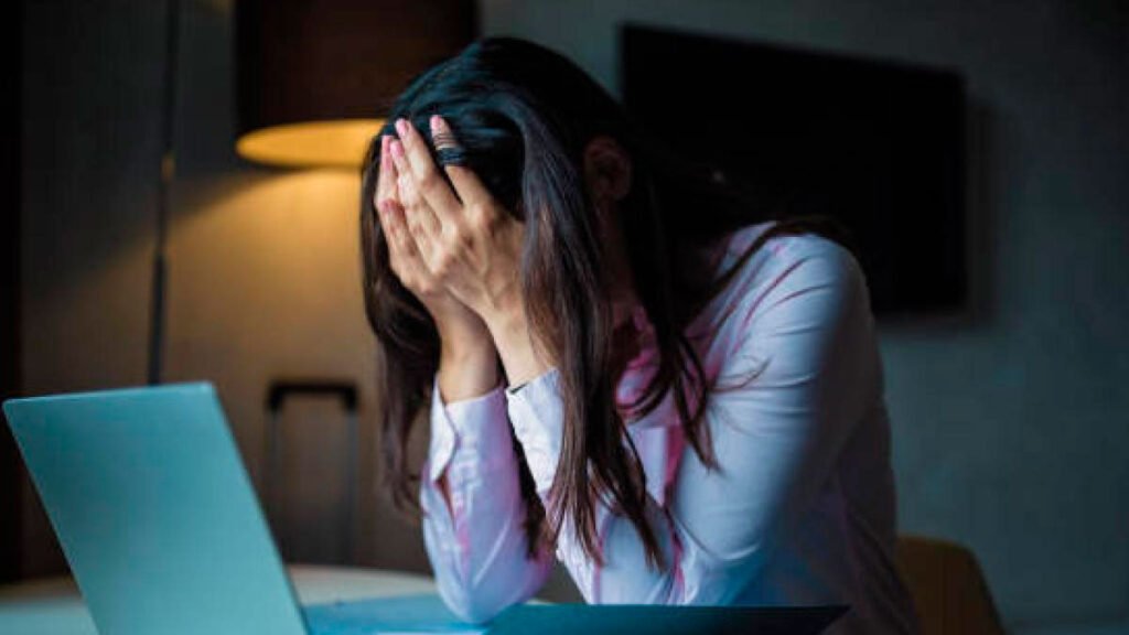 Mujer víctima de violencia