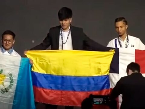 Nikolas Sebastián Escobar medalla de oro en cocina