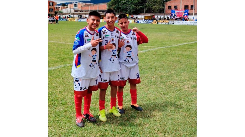 Niños sandoneños en Chía, Cundinamarca
