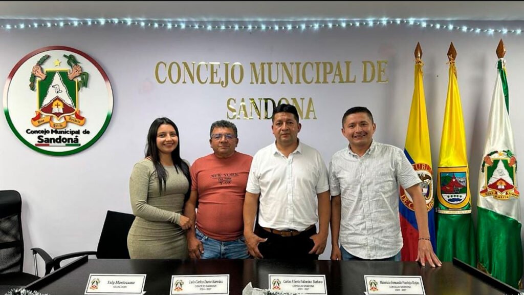 Nueva mesa directiva del Concejo de Sandoná