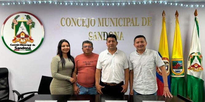 Nueva mesa directiva del Concejo de Sandoná