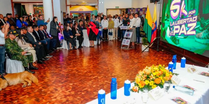 Presentación de la carrera 5K en Pasto