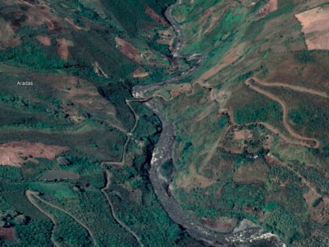 Puente de El Méjico sobre el río Guáitara