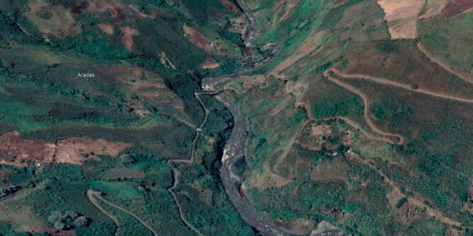Puente de El Méjico sobre el río Guáitara