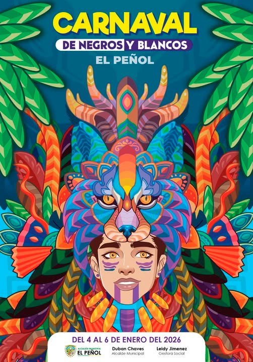 Afiche carnaval de El Peñol