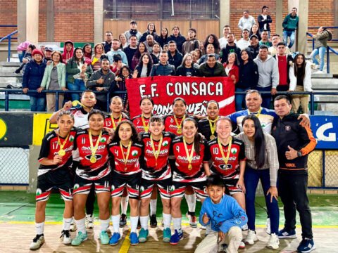 Consacá medalla de oro en fútbol sala