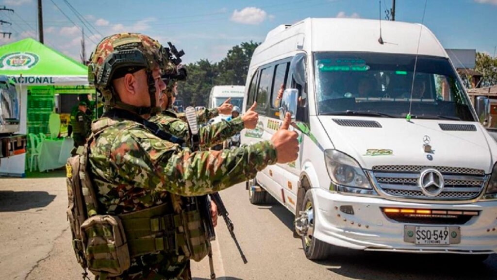 Controles del Ejército en el Suroccidente Colombiano