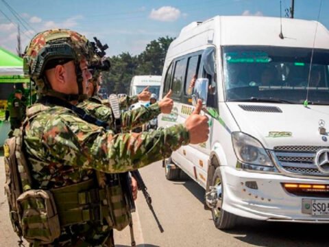 Controles del Ejército en el Suroccidente Colombiano