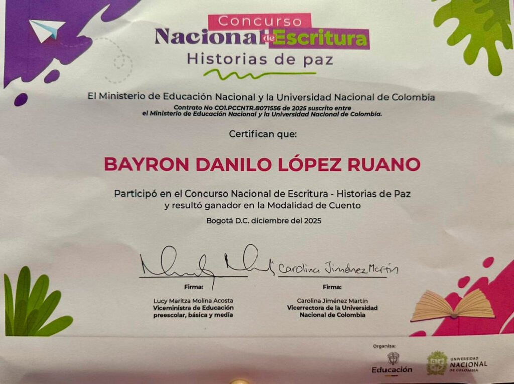 Diploma Bayron Danilo López Ruano