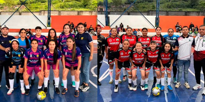Equipos de fútbol sala femenino de Linares y Consacá