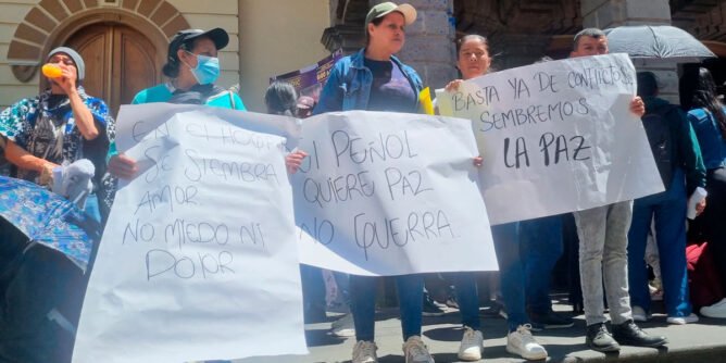 Familias de El Peñol en Pasto