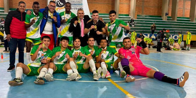 Los Andes, medalla de oro en fútbol de salón