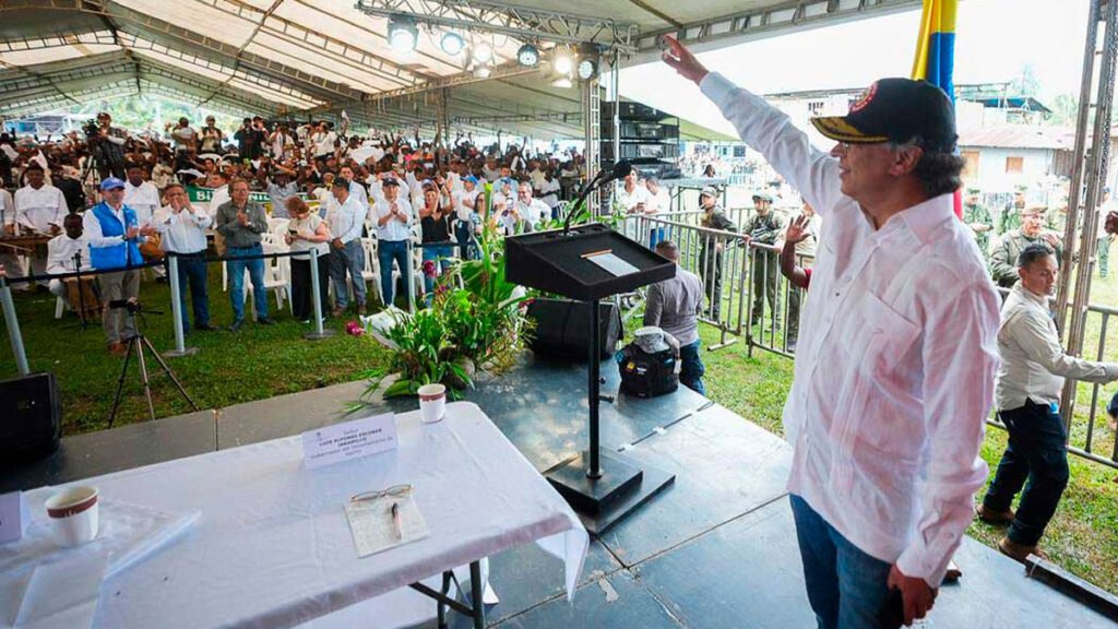 Presidente Petro en Roberto Payán