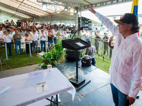Presidente Petro en Roberto Payán