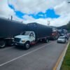 Protestas de camioneros en Pasto