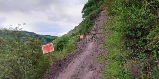Sector El Chiguán, vía Ancuya - Sandoná