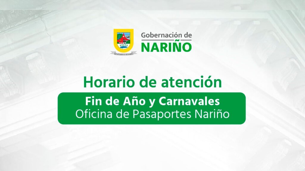 Trámite de pasaportes en Nariño