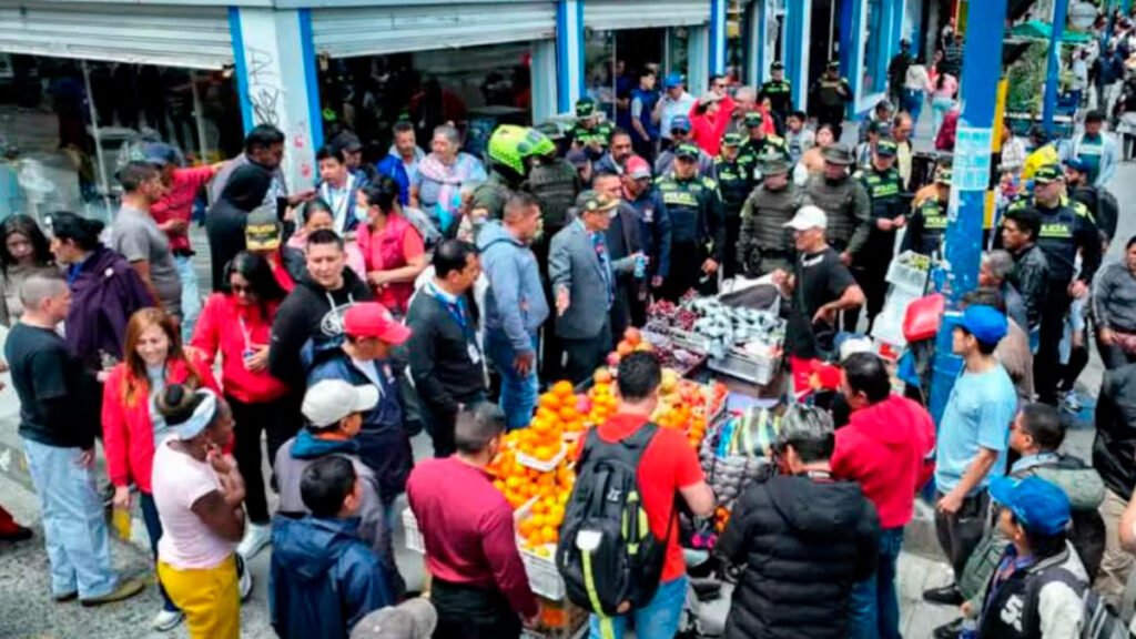 Vendedores ambulantes en Pasto