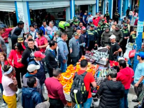 Vendedores ambulantes en Pasto