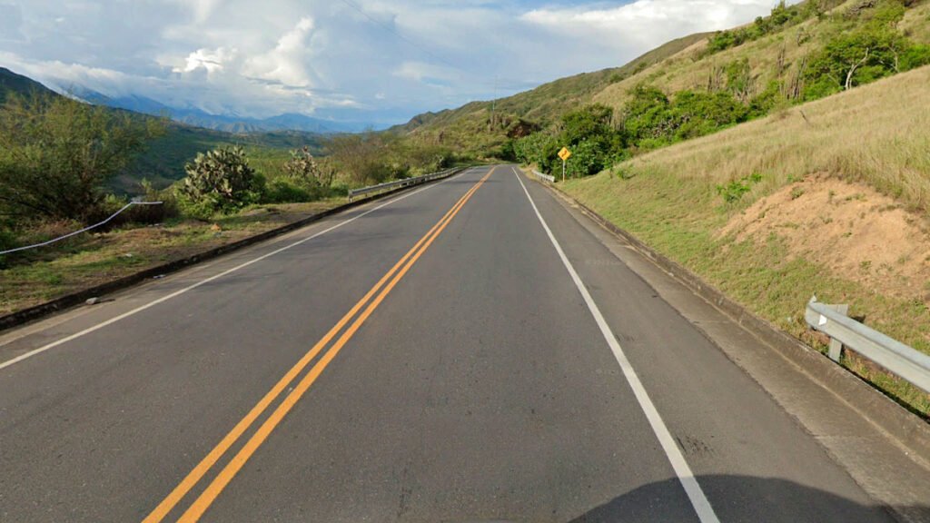 Vía Panamericana entre Remolino y Mojarras
