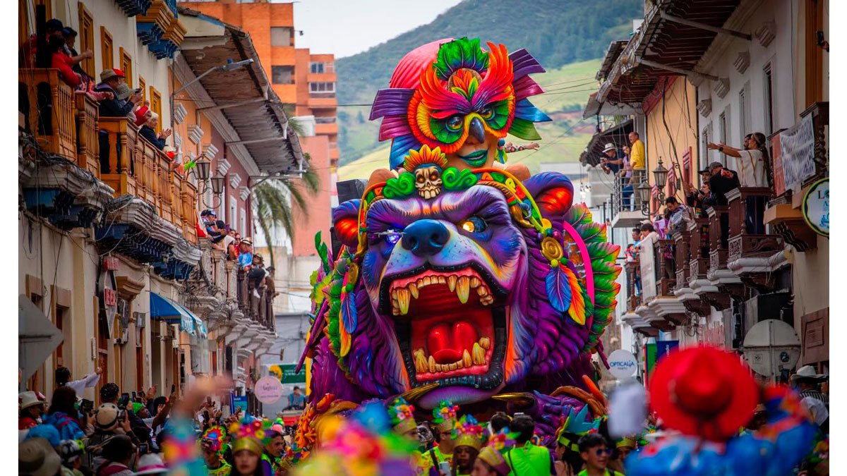 Carroza tercera en Pasto
