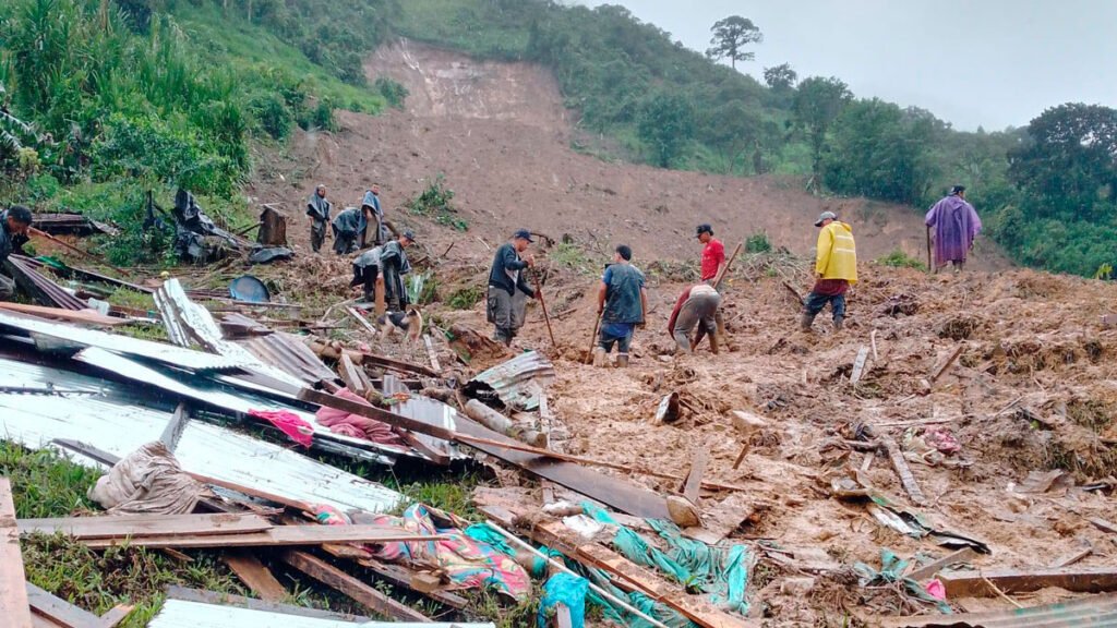 Avalancha en Samaniego