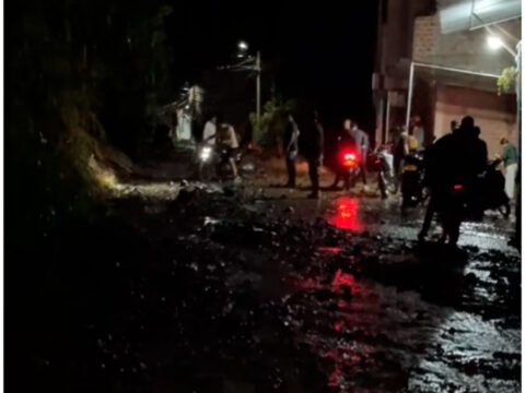 Avalancha en Samaniego