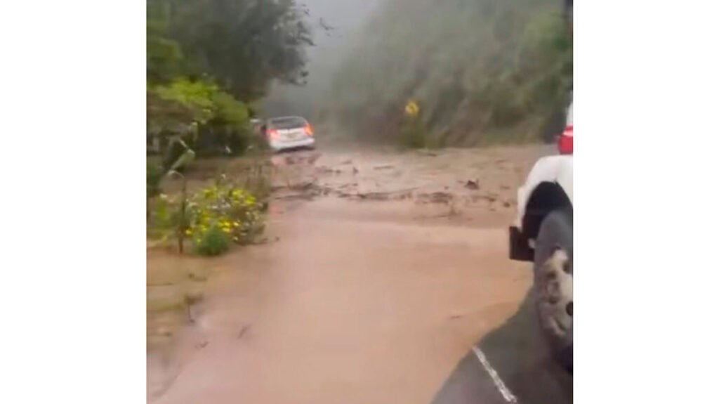 Bloqueo de la vía en El Tablón Panamericano