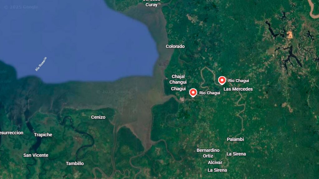 Bocana del río Chajal, Tumaco