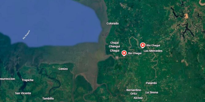 Bocana del río Chajal, Tumaco