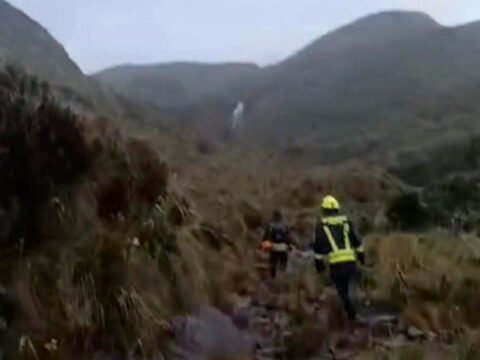 Búsqueda de joven desaparecido en el volcán Galeras