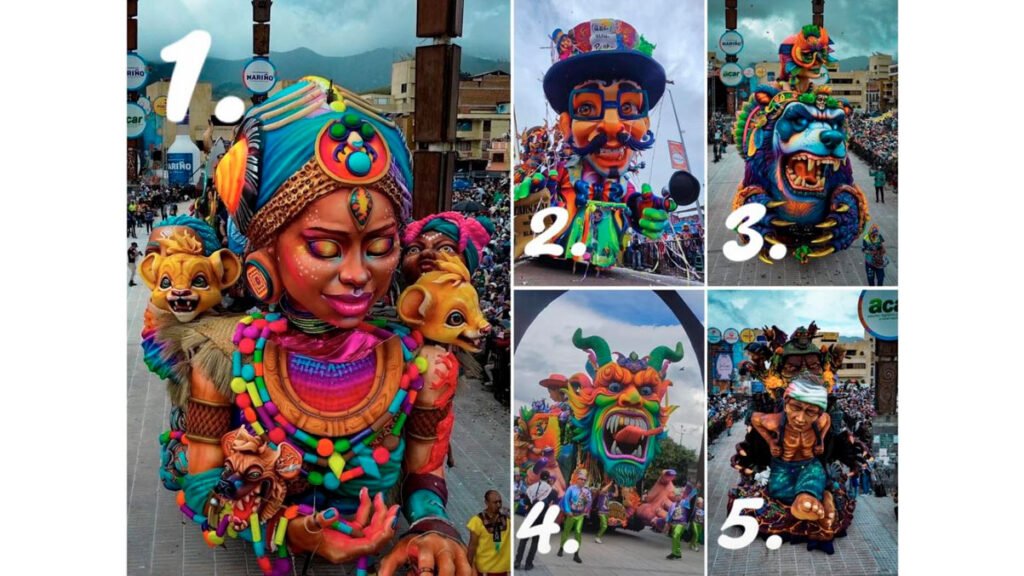 Cinco primeras carrozas