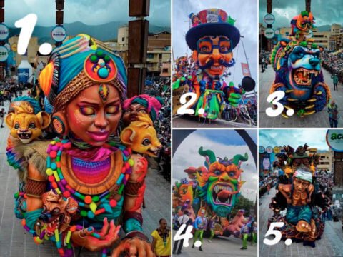 Cinco primeras carrozas