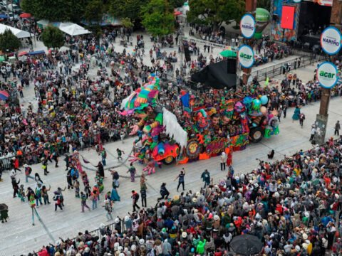 Carrozas ganadora en Pasto