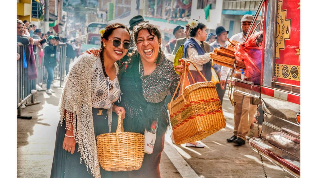Desfile histórico en Gualmatán