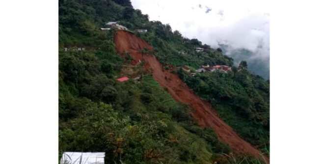 Deslizamiento en El Maco, La Florida