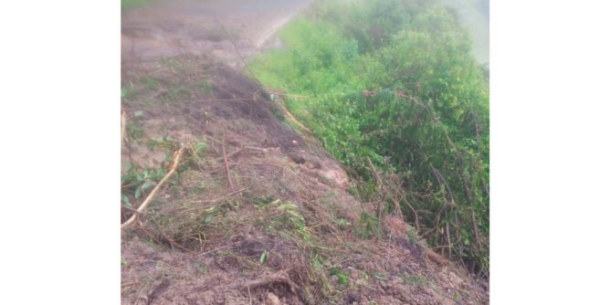 Deslizamiento vía Túquerres - Samananiego