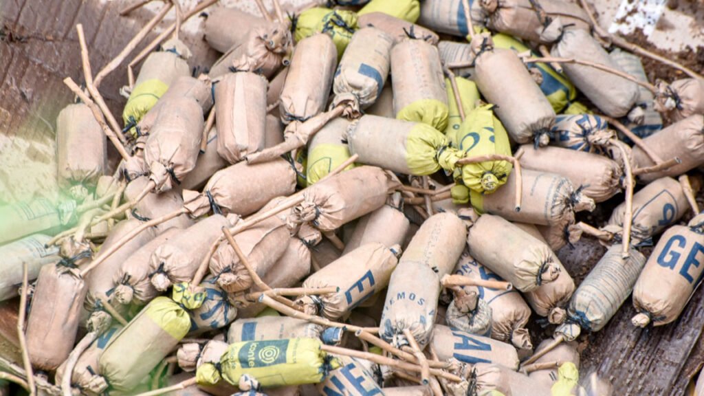 Destrucción de pólvora en Pasto